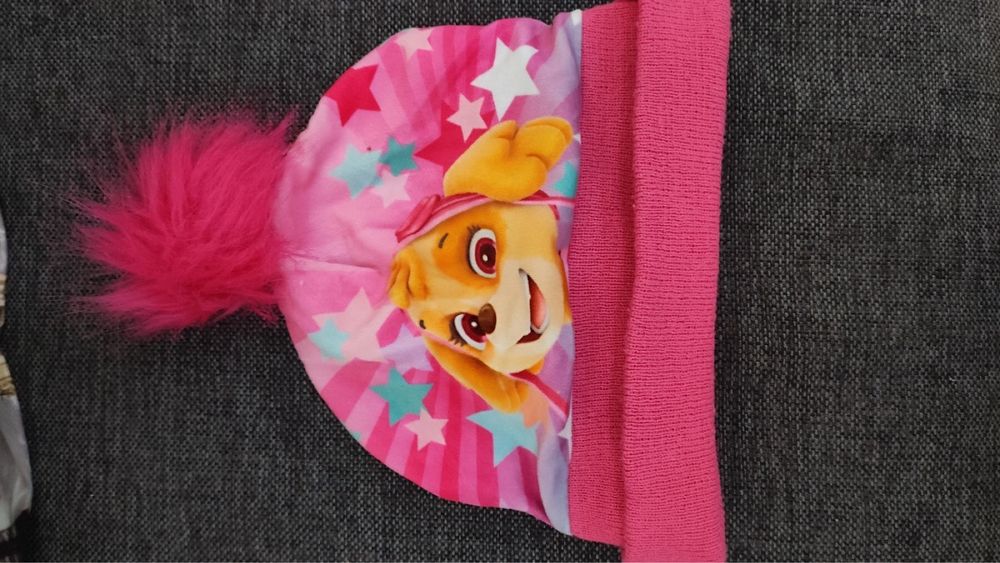 Шапка скай патруль щенячий для дівчинки 6-8 р
