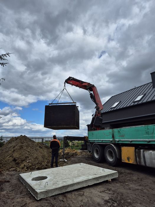 SZAMBO zbiornik betonowy na deszczówkę tanio z wykopem Sochaczew 10m3