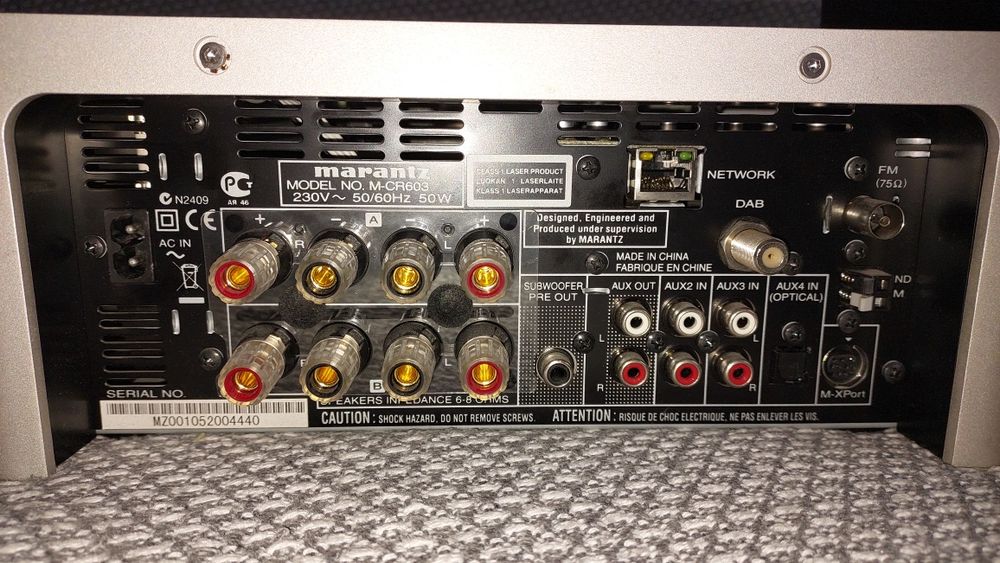 Медіаплеєр мережевий / CD / FM: Marantz Melody Media M-CR 603