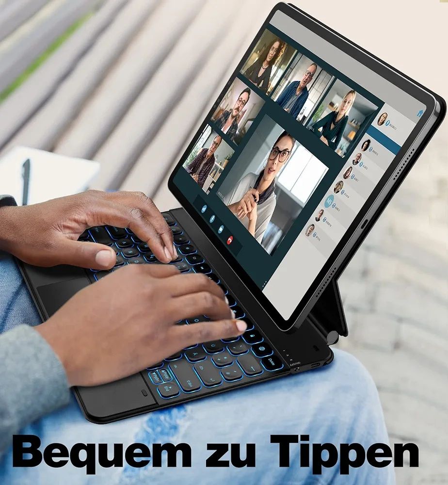 Etui z klawiaturą qwertz iPad Pro 12.9 2018/2020/2021 Dracool Magnetic
