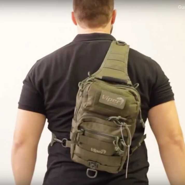 Mochila/Bolsa de Ombro (sling shoulder pack) VIPER TACTICAL PRETA