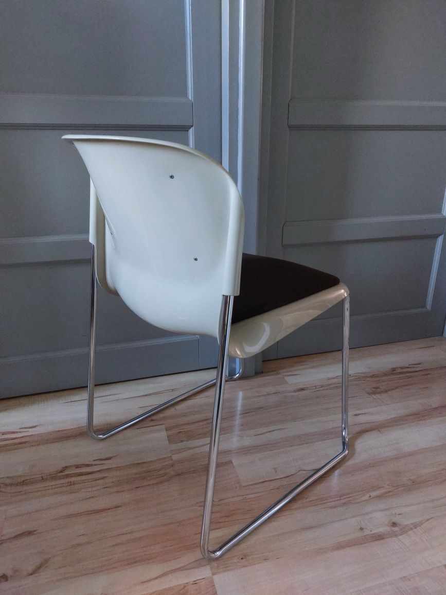 krzesło DRABERT SM400K design Gerd Lange Niemcy sygnowane tapicerowane