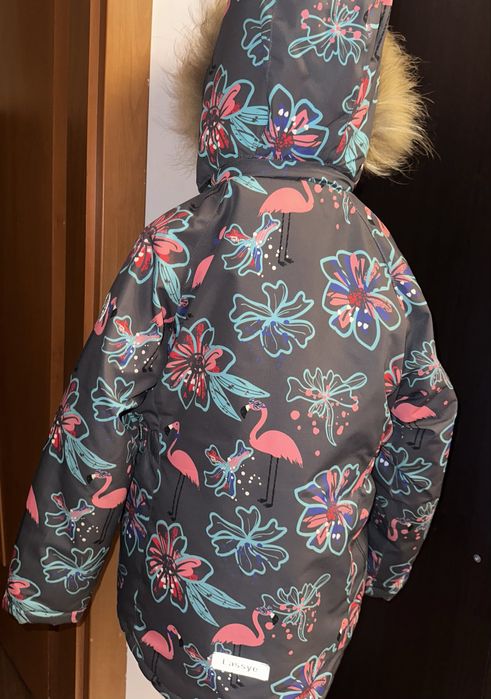 Зимова куртка дитяча термо мембранна для дівчинки 6/116-122 Lassye