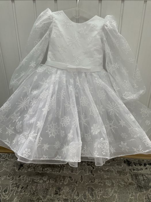 Пишне плаття для дівчинки , сукня сніжинка , сукня для дівчинки