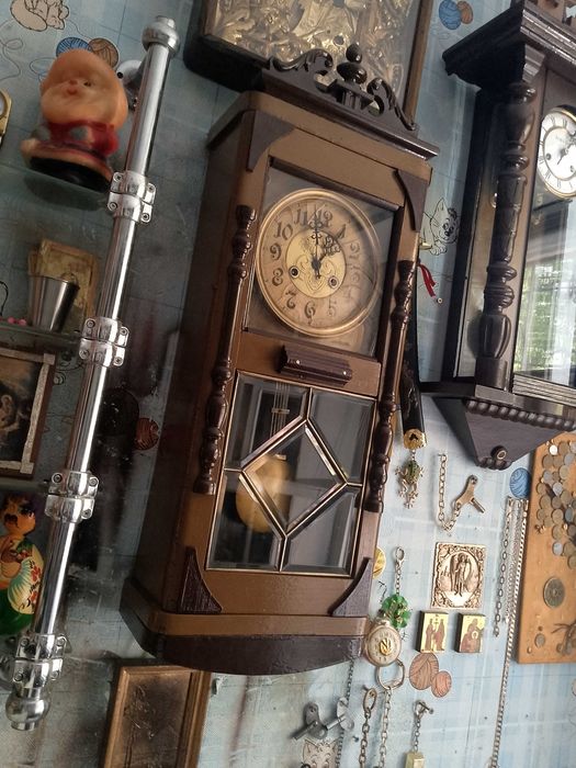 Часы настенные старинные Philipp Haas & Söhne (PHS) ORIGINAL Германия