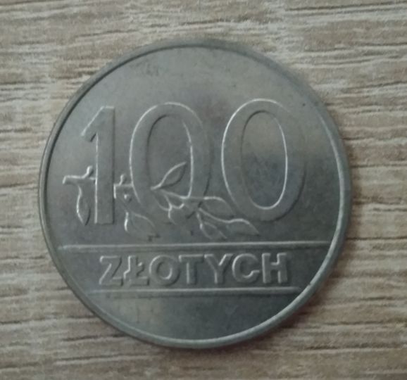 Moneta 100zł sprzed denominacji