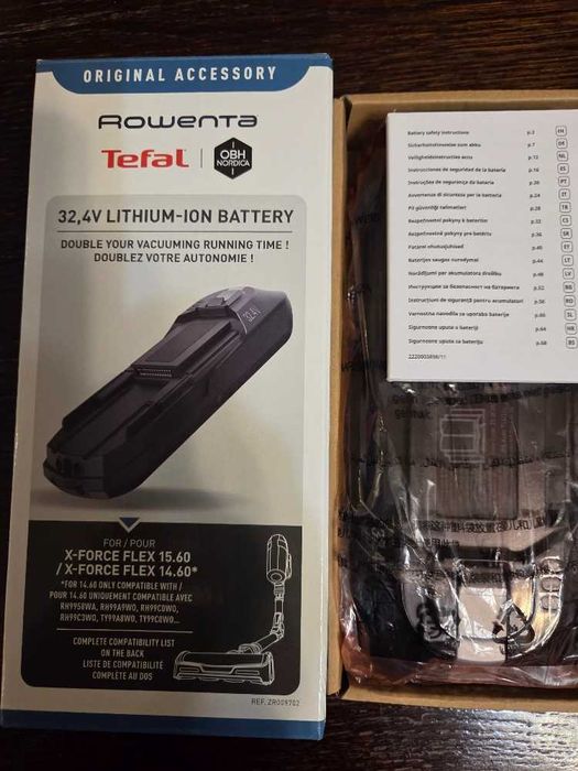 Oryginalna bateria odkurzacza 32,4V 2500mAhTefal / Rowenta