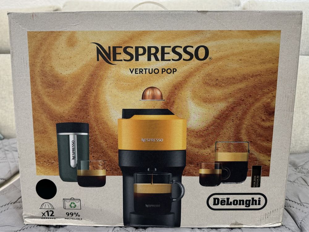 Maquina café NESPRESSO VERTUO POP.