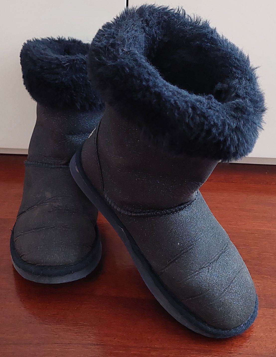 Botas azuis da MO tam 36