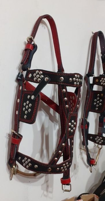 Упряж на коня! Вуздечка Шлея Наритник Віжки Посторонки Кантарка