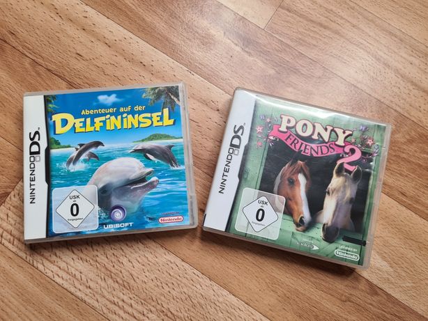 Картридж с Играми для Nintendo DS Delfininsel  и Pony Friends 2