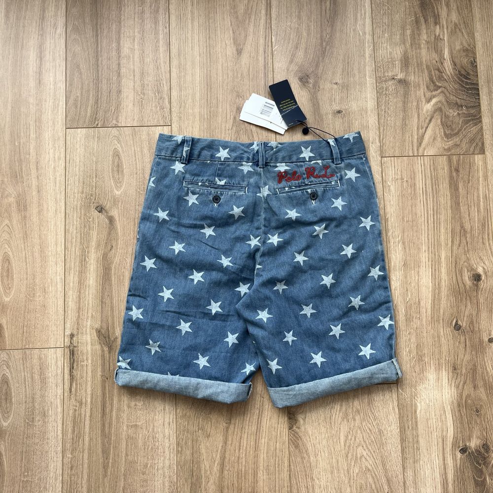 Хлопчачі шорти ralph lauren star print denim shorts