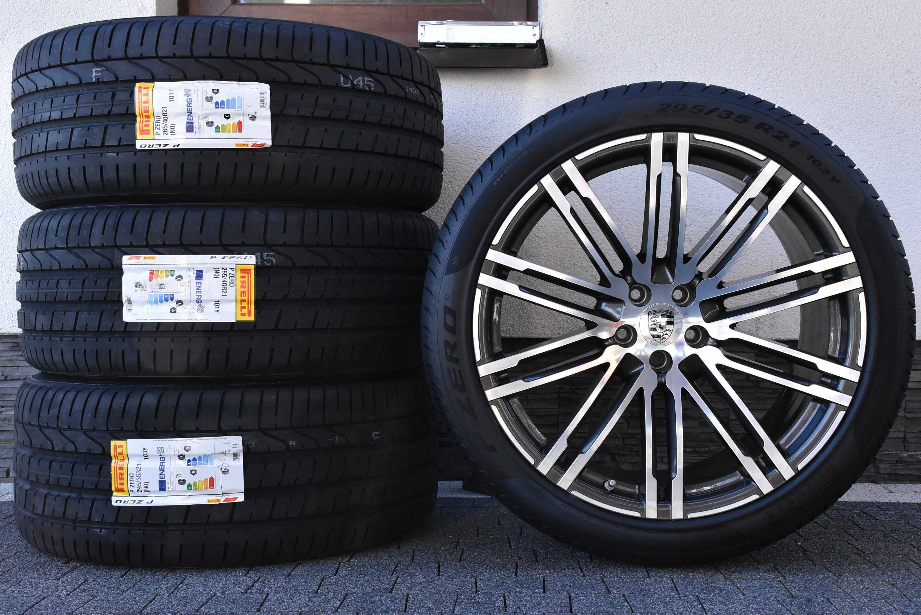 Nowe koła OEM Porsche Macan S GTS 95B RS 21" Pirelli NO 2025r Spyder