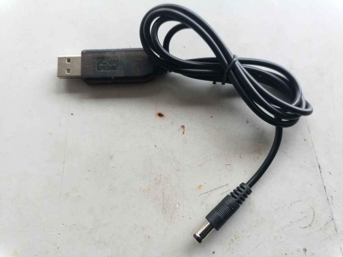 Підвищуючий перехідник—адаптер для роутера USB 5V to 12V DC 5.5х2.1