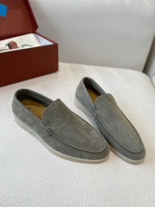 42-46 Мужские зеленые лоферы Loro Piana Лоро Пиана чоловічі лофери