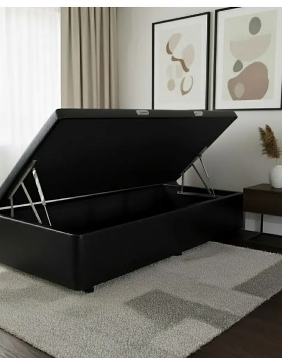 Cama de solteiro + arrumação