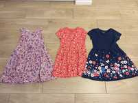 Sukienki dziewczęce r.122 h&m, c&a