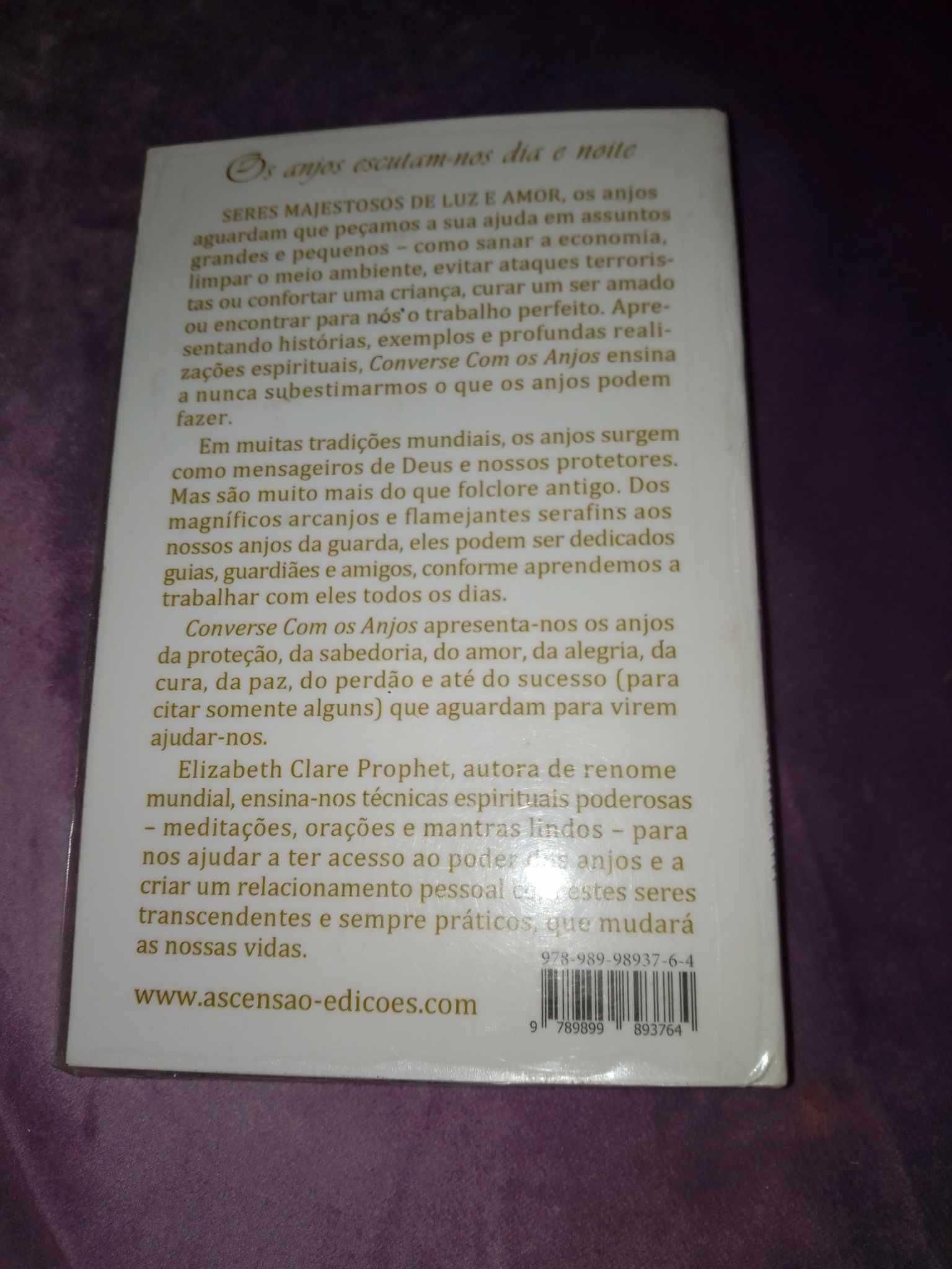 Livro " Conversar com os Anjos "