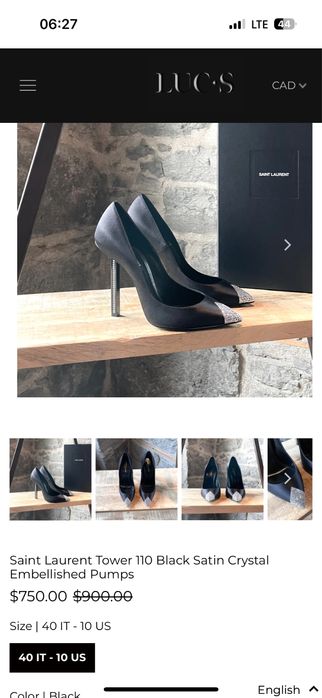 Туфли saint laurent chanel gucci