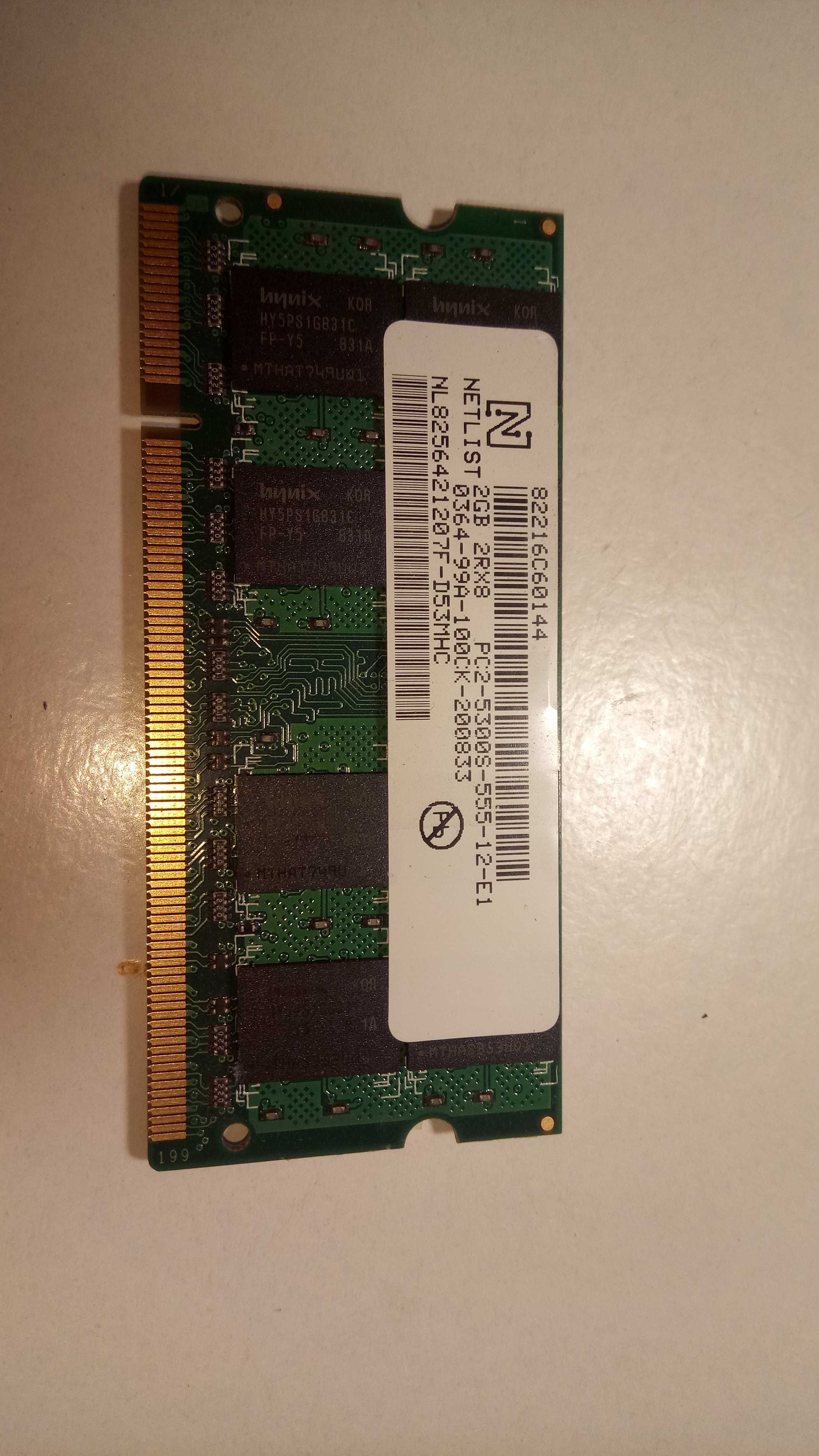 Memória para PC Portátil SO-DIMM DDR2-667 2GB (HP)