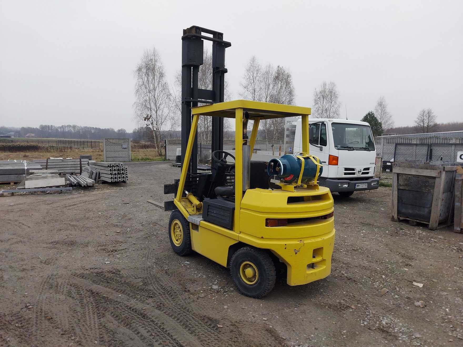 Wózek widłowy 2,5t Eagle Gaz koła pompowane, zamiana