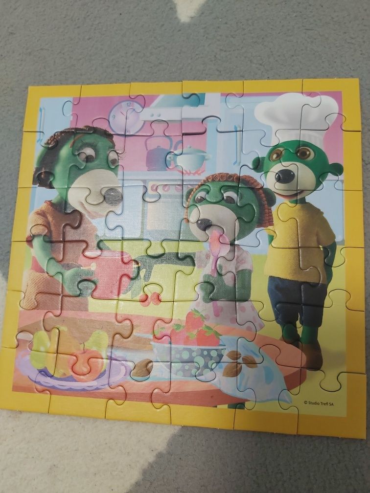 Puzzle Rodzina Treflików 3w1 Trefl