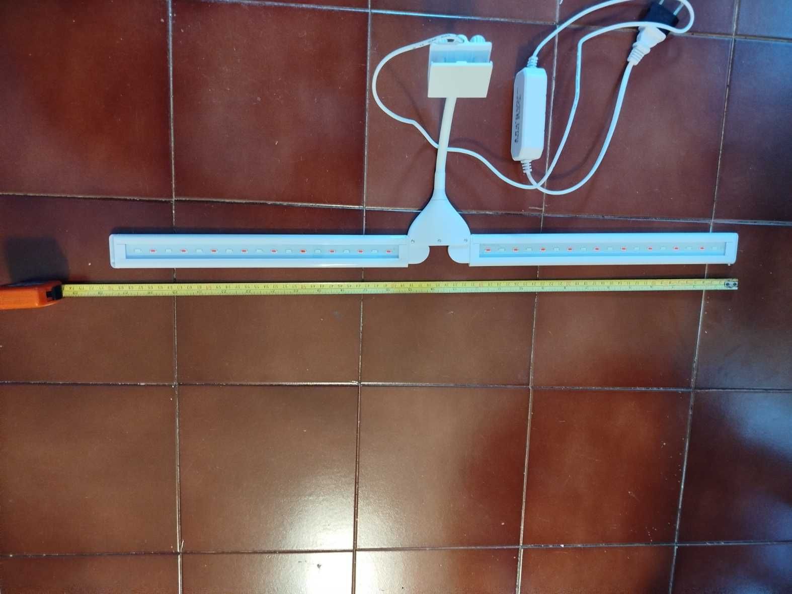 Luminária moldável para aquário nova