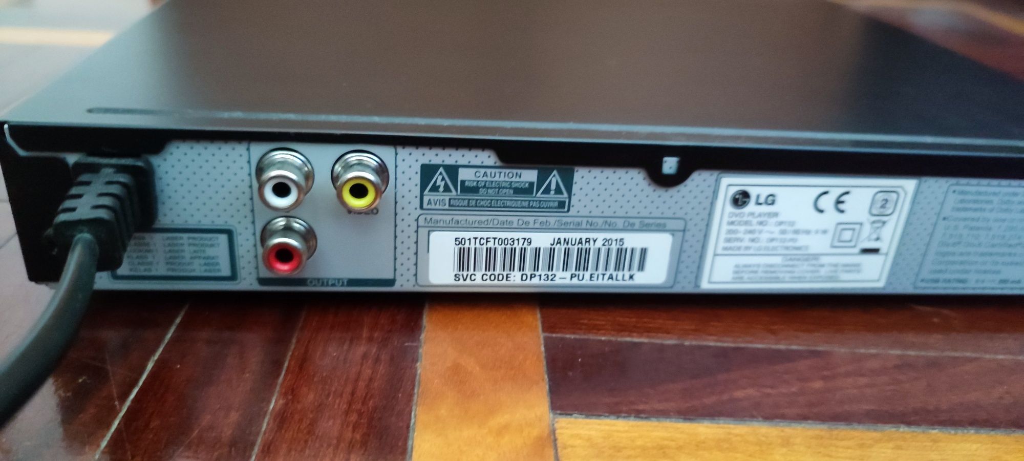 Leitor DVD LG DP132