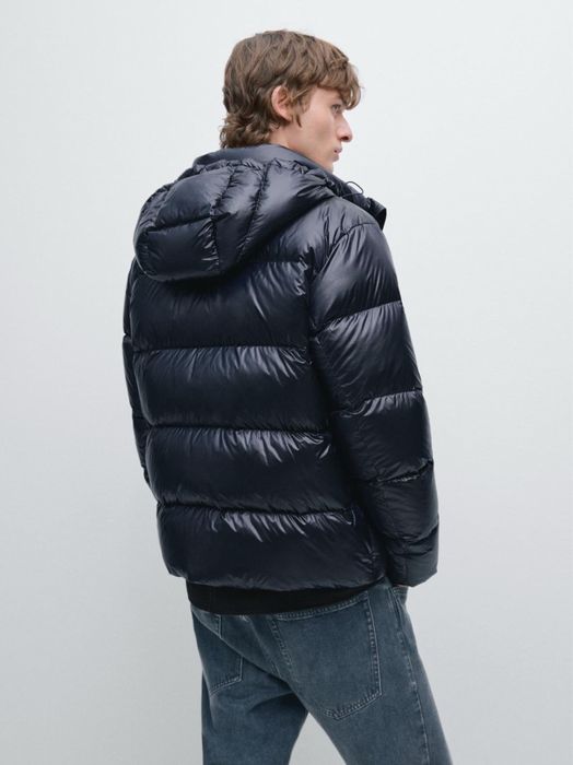 Мужской пуховик Massimo Dutti (перо)