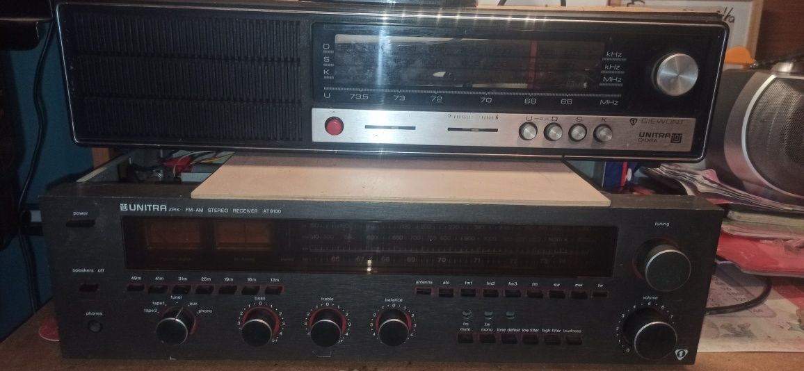 Sprzedam amplituner+radio marki Unitra