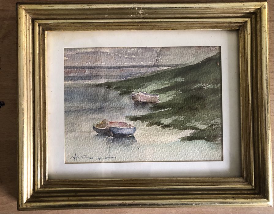 Aguarelas de A M Soares.