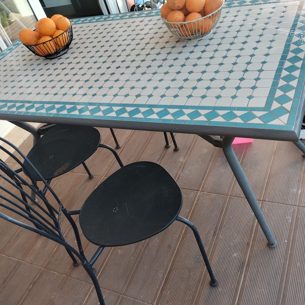 Mesa de jardim cozinha