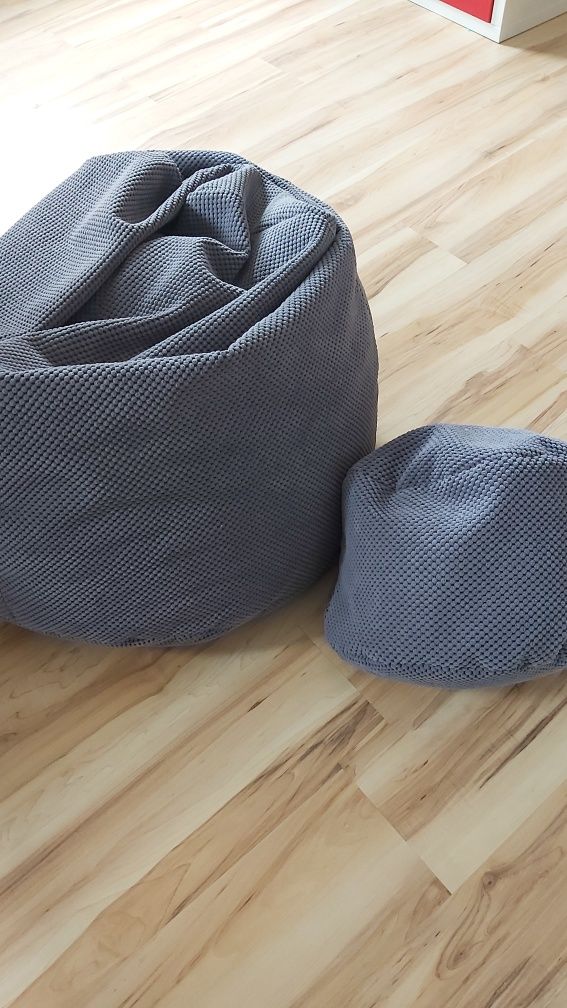Mini pufy worek fotel dla dzieci