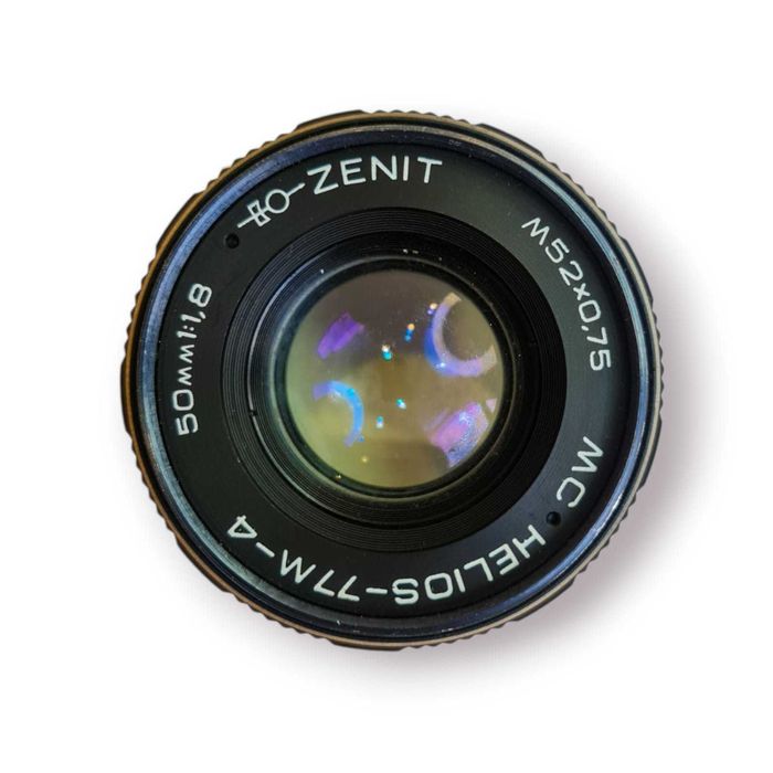 Objetiva Helios-77M-4 50mm f/1.8 – Rosca M42 – USSR / Zenit