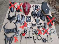Geon CR6Z 250 запчасти,бак,сиденье,маятник,пластик,багажник, траверса