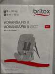 Cadeira auto Grupo 1,2,3 Romer/Britax advansafix II SICT (isofix 3pts)