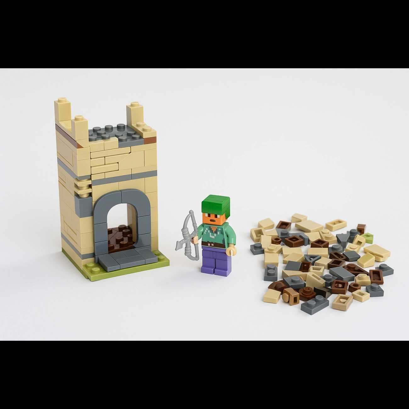 Бойовий набір MG1335B «Битва за кубічну вежу» LEGO Minecraft 292 дет