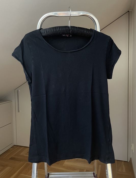 Damska czarna koszulka New Yorker S