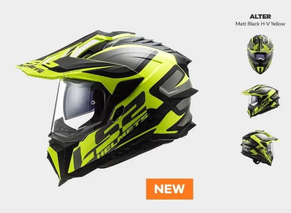 Мотошлем кросс ендуро квадро ЛС2 шлем мото LS2 MX701 cross enduro atv