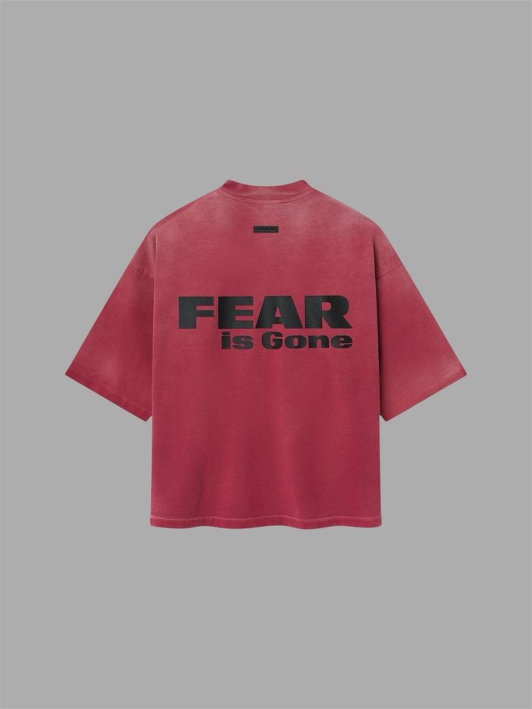 Fear of God Relaxed "Fear is Gone" Tee 'Red/Black' (SS25)