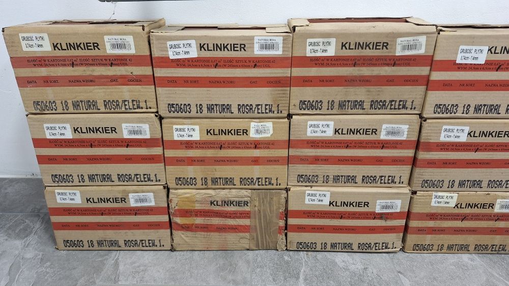 Paradyż Natural rosa elewacja 24x6,5 cm 1gatunek 30 paczek 20m2