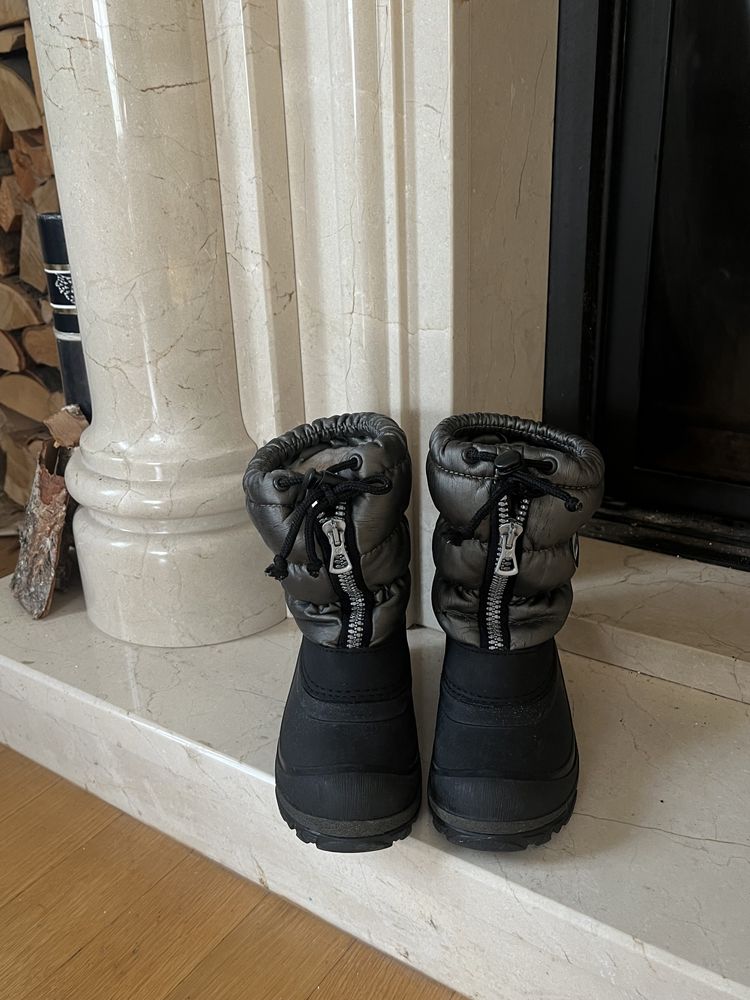 Olang szare czarne buty śniegowce