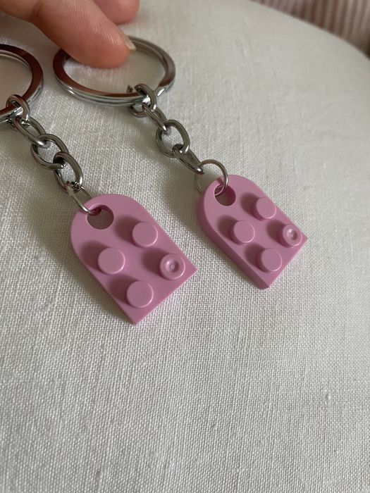 2 porta-chaves Lego - coração