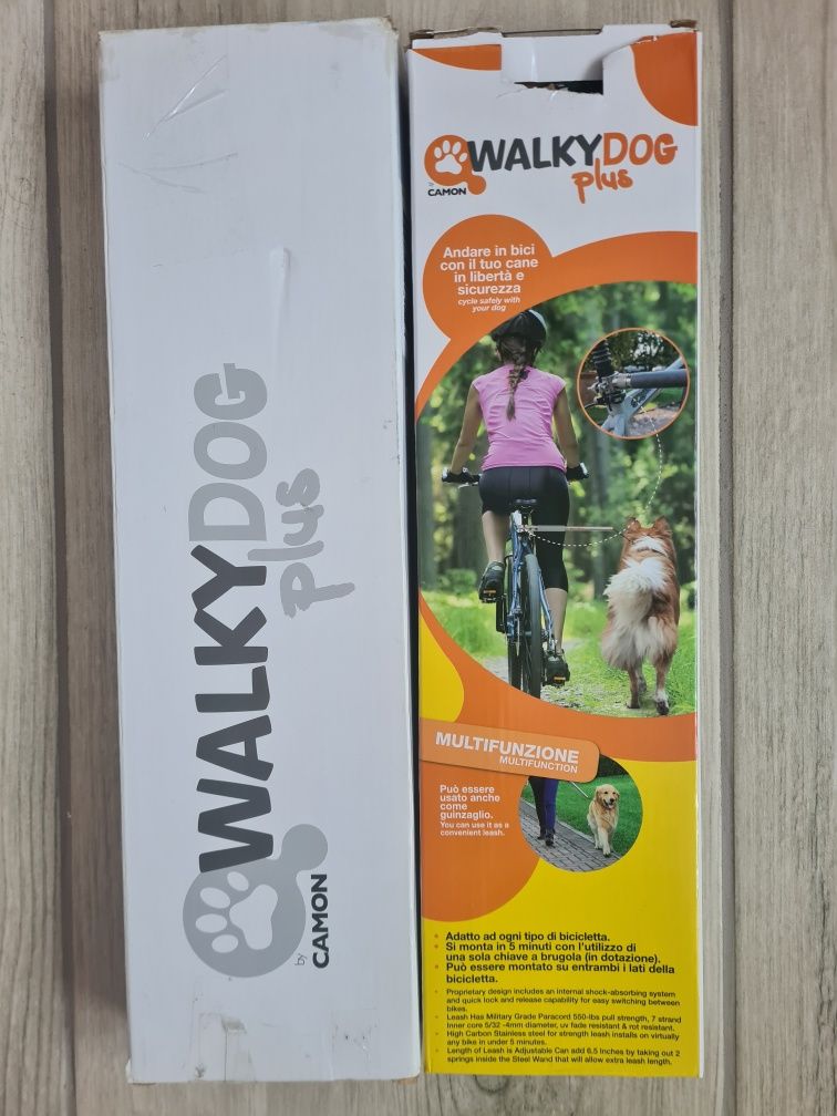 WalkyDog Plus Smycz na rower przewód 30 m