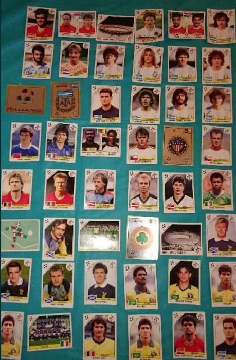 Cadernetas e Cromos Panini Futebol e outros