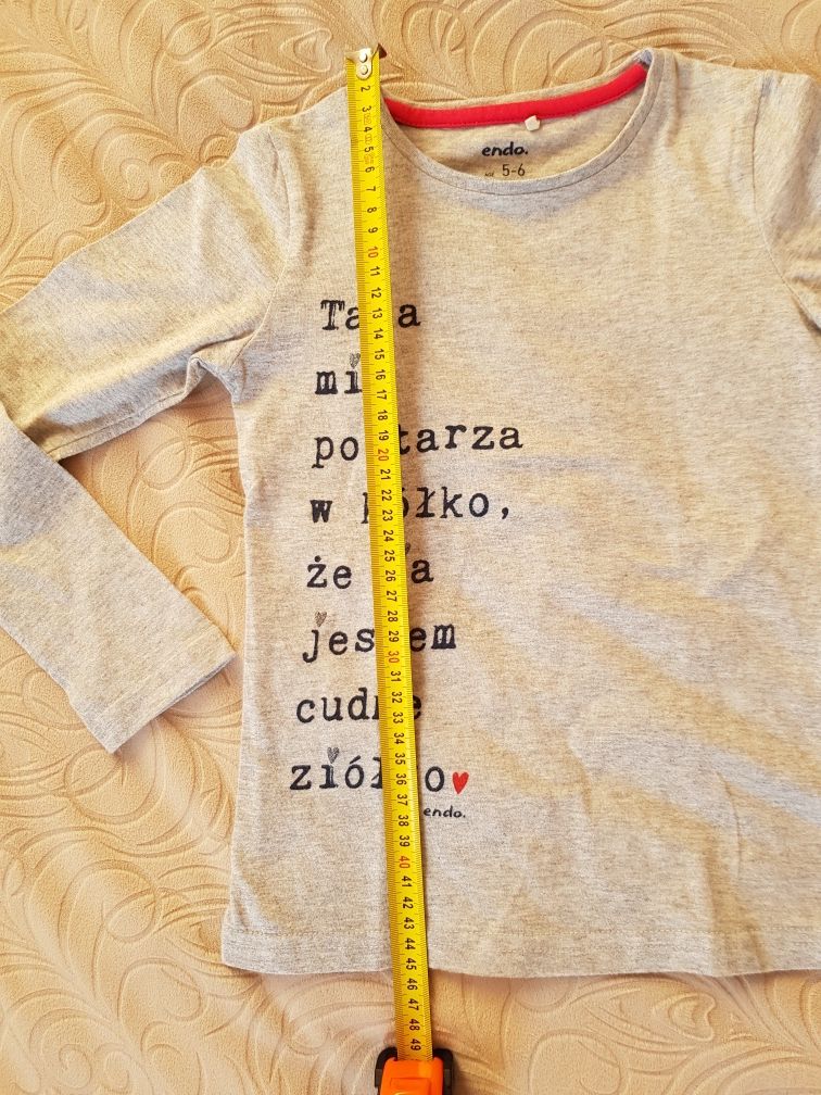 Tshirt Endo r.122 jak nowy, dla dziewczynki