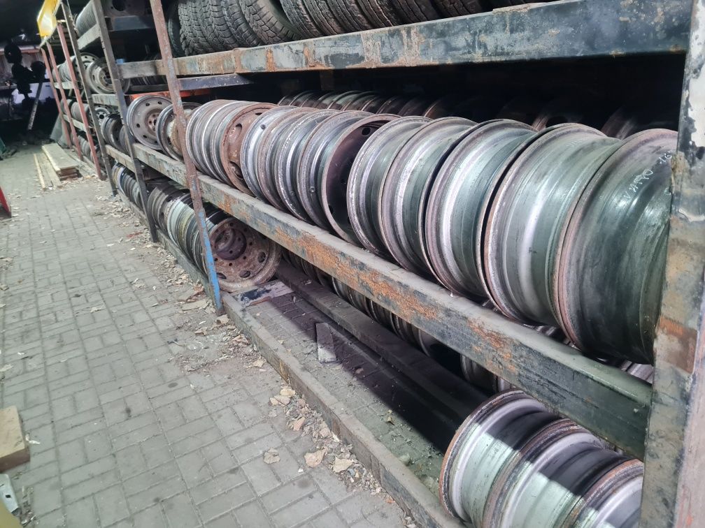 Felgi stalowe 12"13"14"15"16"17,5"19,5"do samochodów dostawczych