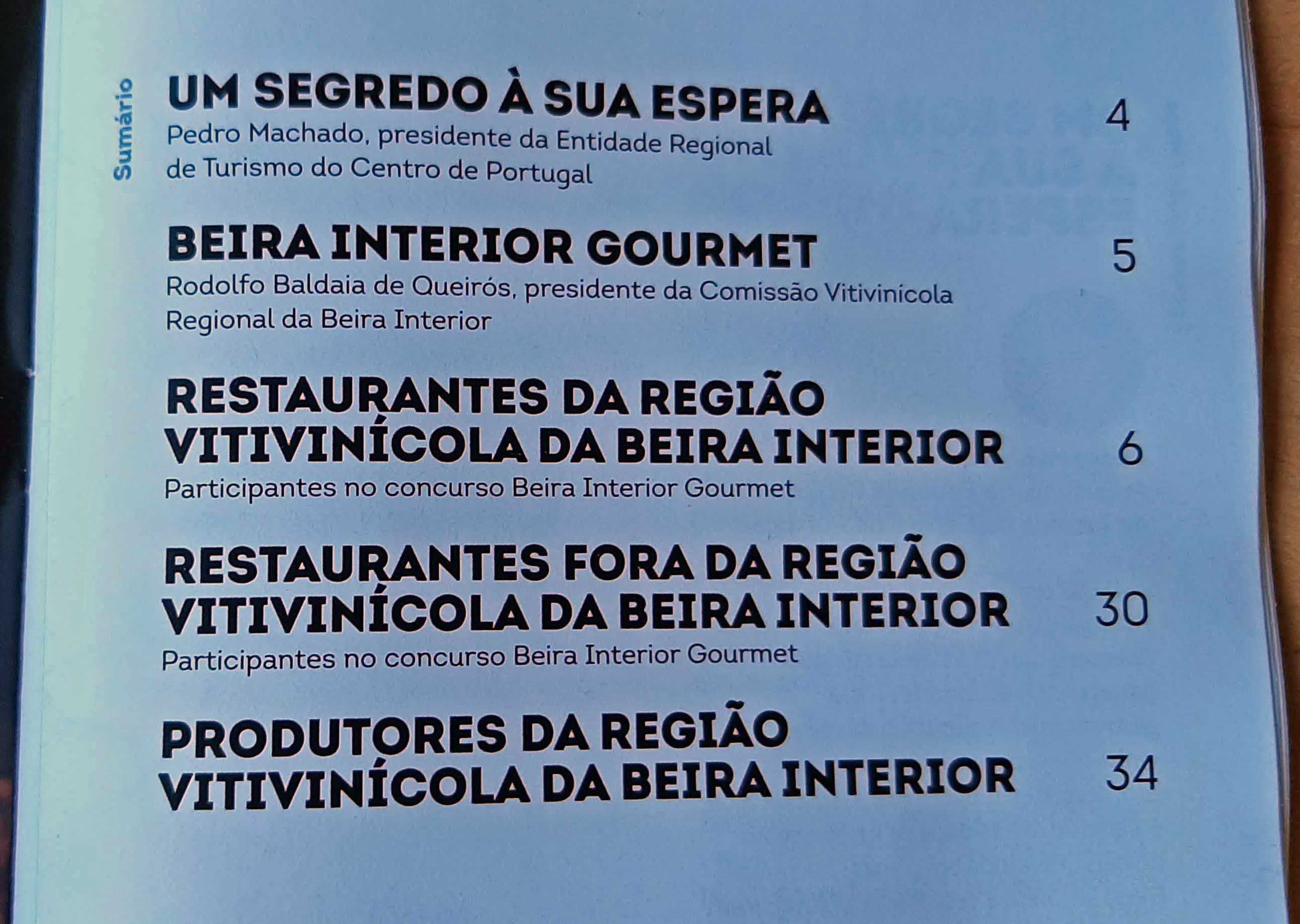 Guia Beira Interior Gourmet