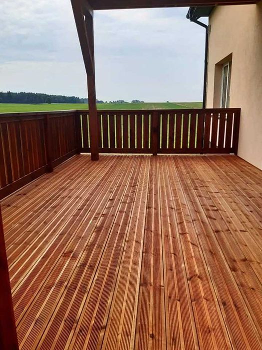 Deska tarasowa sosna impregnowana ciśnieniowo 27x144 super trwała