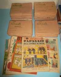 Revista BD do Papagaio , mais envelopes editoriais.